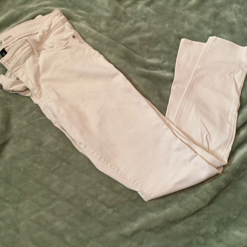 Gap Factory Ivory Denim Leggings Size 8